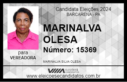 Candidato MARINALVA OLESA 2024 - BARCARENA - Eleições