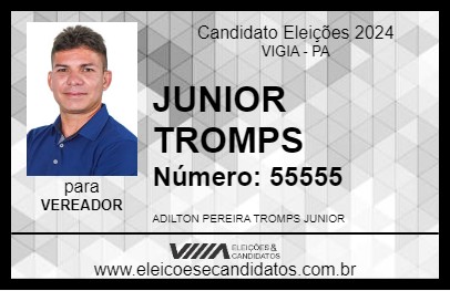 Candidato JUNIOR TROMPS 2024 - VIGIA - Eleições