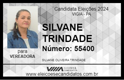 Candidato SILVANE TRINDADE 2024 - VIGIA - Eleições