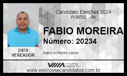 Candidato FABIO MOREIRA 2024 - PORTEL - Eleições