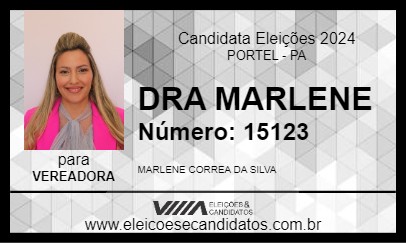 Candidato DRA MARLENE 2024 - PORTEL - Eleições