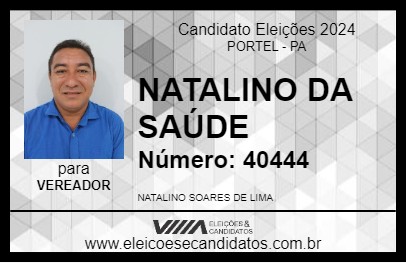 Candidato NATALINO DA SAÚDE 2024 - PORTEL - Eleições