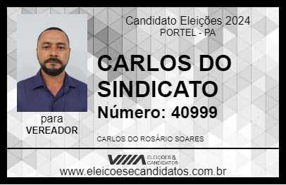 Candidato CARLOS DO SINDICATO 2024 - PORTEL - Eleições