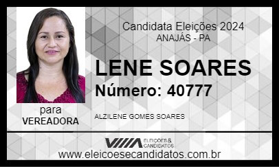 Candidato LENE SOARES 2024 - ANAJÁS - Eleições