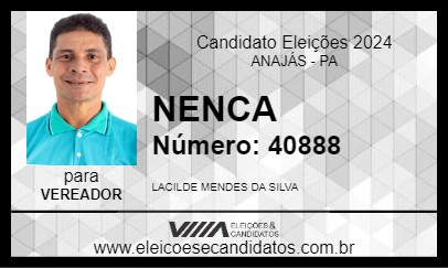 Candidato NENCA 2024 - ANAJÁS - Eleições