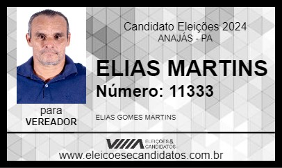 Candidato ELIAS MARTINS 2024 - ANAJÁS - Eleições