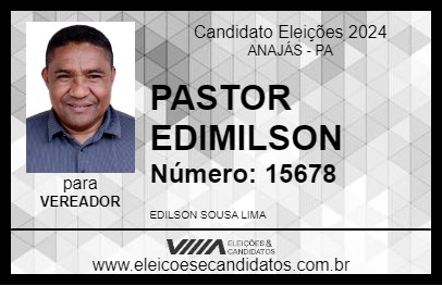 Candidato EDILSON LIMA 2024 - ANAJÁS - Eleições