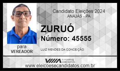 Candidato ZURUÓ 2024 - ANAJÁS - Eleições