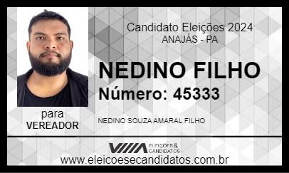 Candidato NEDINO 2024 - ANAJÁS - Eleições