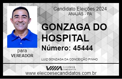 Candidato GONZAGA DO HOSPITAL 2024 - ANAJÁS - Eleições