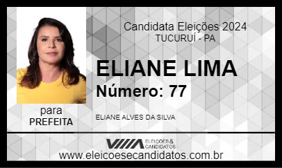 Candidato ELIANE LIMA 2024 - TUCURUÍ - Eleições