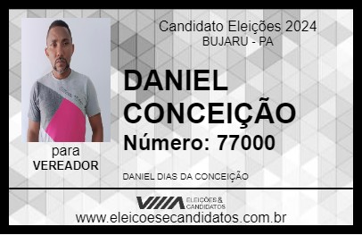 Candidato DANIEL CONCEIÇÃO 2024 - BUJARU - Eleições