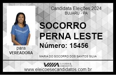 Candidato SOCORRO PERNA LESTE 2024 - BUJARU - Eleições