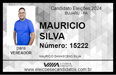 Candidato MAURICIO SILVA 2024 - BUJARU - Eleições