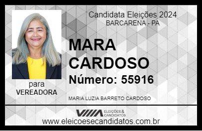 Candidato MARA CARDOSO 2024 - BARCARENA - Eleições