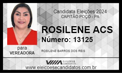 Candidato ROSILENE ACS 2024 - CAPITÃO POÇO - Eleições