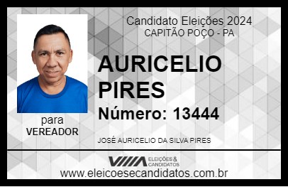 Candidato AURICELIO PIRES 2024 - CAPITÃO POÇO - Eleições