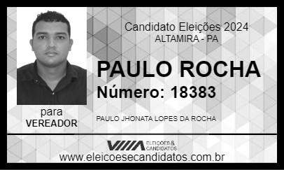 Candidato PAULO ROCHA 2024 - ALTAMIRA - Eleições