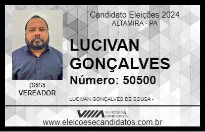 Candidato LUCIVAN GONÇALVES 2024 - ALTAMIRA - Eleições