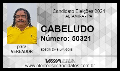 Candidato CABELUDO 2024 - ALTAMIRA - Eleições