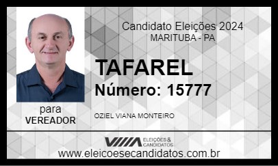 Candidato TAFAREL 2024 - MARITUBA - Eleições