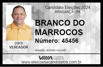 Candidato BRANCO DO MARROCOS 2024 - BRAGANÇA - Eleições