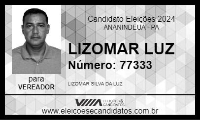 Candidato LIZOMAR LUZ 2024 - ANANINDEUA - Eleições