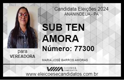 Candidato SUB TEN AMORA 2024 - ANANINDEUA - Eleições