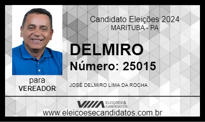 Candidato DELMIRO 2024 - MARITUBA - Eleições