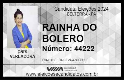 Candidato RAINHA DO BOLERO 2024 - BELTERRA - Eleições