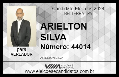 Candidato ARIELTON SILVA 2024 - BELTERRA - Eleições