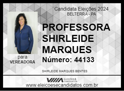 Candidato PROFESSORA SHIRLEIDE MARQUES 2024 - BELTERRA - Eleições