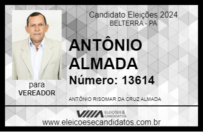 Candidato ANTÔNIO ALMADA 2024 - BELTERRA - Eleições