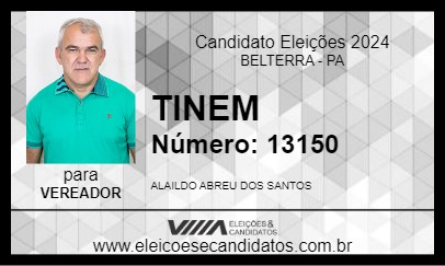 Candidato TINEM 2024 - BELTERRA - Eleições