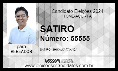 Candidato SATIRO 2024 - TOMÉ-AÇU - Eleições