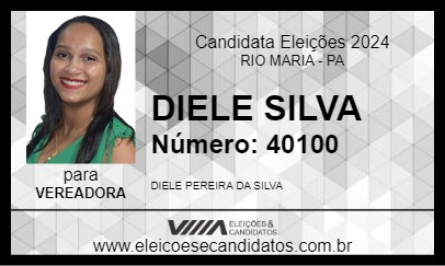 Candidato DIELE SILVA 2024 - RIO MARIA - Eleições