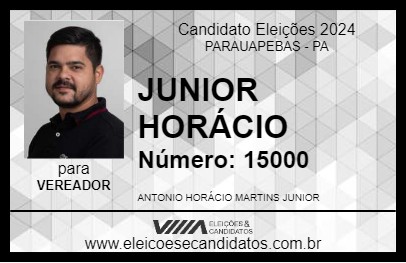 Candidato JUNIOR HORÁCIO 2024 - PARAUAPEBAS - Eleições