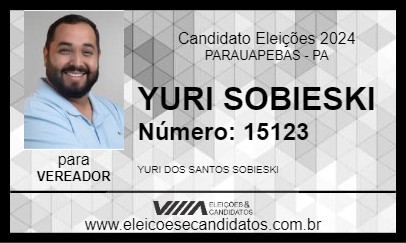 Candidato YURI SOBIESKI 2024 - PARAUAPEBAS - Eleições