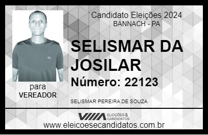 Candidato SELISMAR DA JOSILAR 2024 - BANNACH - Eleições