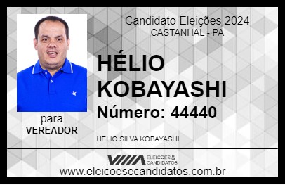 Candidato HÉLIO KOBAYASHI 2024 - CASTANHAL - Eleições