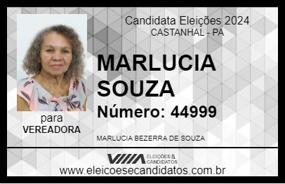 Candidato MARLUCIA SOUZA 2024 - CASTANHAL - Eleições