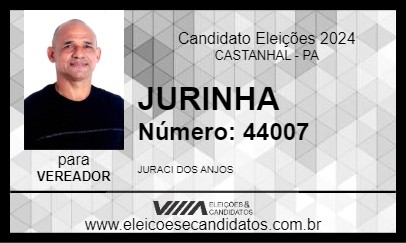 Candidato JURINHA 2024 - CASTANHAL - Eleições