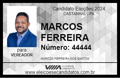 Candidato PASTOR MARCOS SANTOS 2024 - CASTANHAL - Eleições