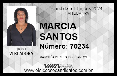 Candidato MARCIA SANTOS 2024 - ITAITUBA - Eleições