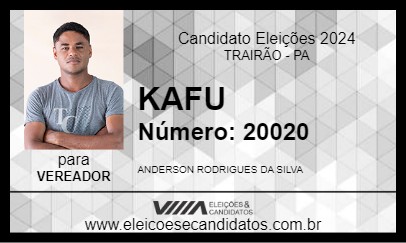 Candidato KAFU 2024 - TRAIRÃO - Eleições