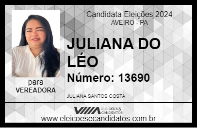 Candidato JULIANA DO LÉO 2024 - AVEIRO - Eleições