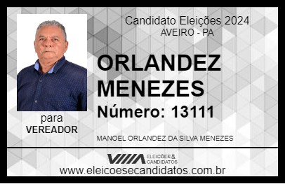 Candidato ORLANDEZ MENEZES 2024 - AVEIRO - Eleições