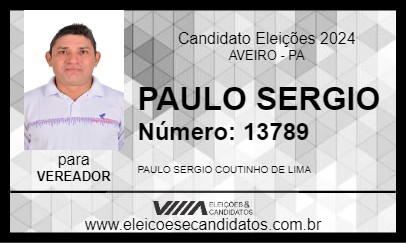 Candidato PAULO SERGIO 2024 - AVEIRO - Eleições