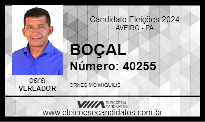 Candidato BOÇAL 2024 - AVEIRO - Eleições