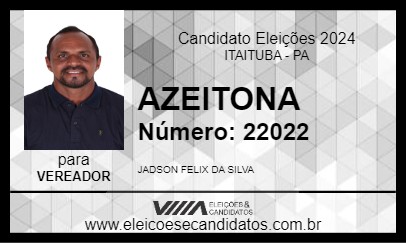 Candidato AZEITONA 2024 - ITAITUBA - Eleições